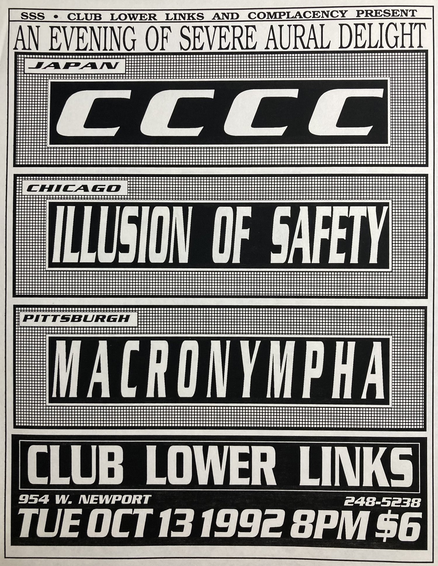 C.C.C.C. “Live At Club Lower Links” DVD (Tribe Tapes